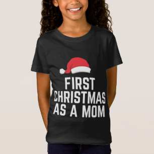 Första julen som en framtida Mamma-cute Mor Julaft T Shirt