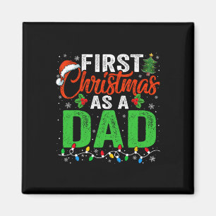 Första julen som en Pappa Julafton Ljus Magnet