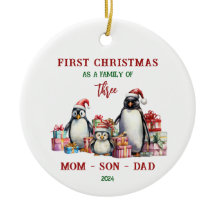 Första julen som familjeprydnad