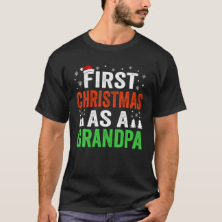 Första julen som farfar Ny julgrra T Shirt