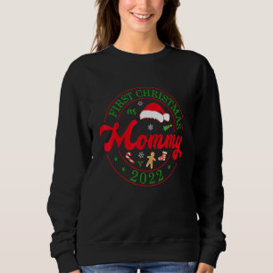 Första julen som mamma familj matchande pyjamas Xm T Shirt