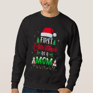 Första julen som mamma jul ny mamma lång ärmad tröja