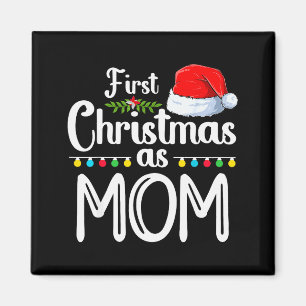 Första julen som mamma Ny mamma 1:a julen jul Magnet