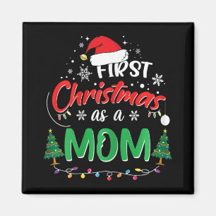 Första julen som mamma Ny mamma 1:a julen Magnet