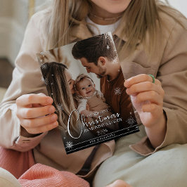 Första julen som Mamma och pappa Photo Print Fototryck