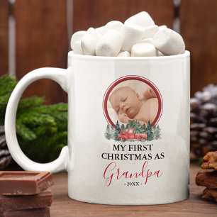 Första julen som morfar Fotokaffe Mugg