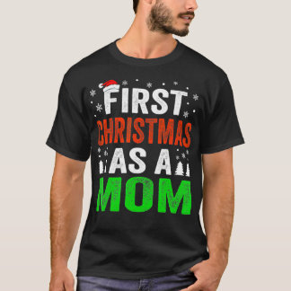 Första julen som ny mamma i Mamma 1:a julen T Shirt