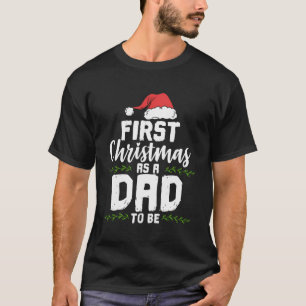 Första julen som pappa att vara i Far Xma T Shirt