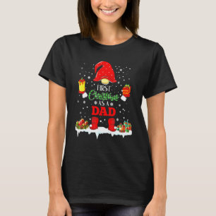 Första julen som pappa  Pappas trädgårdstomte jul T Shirt