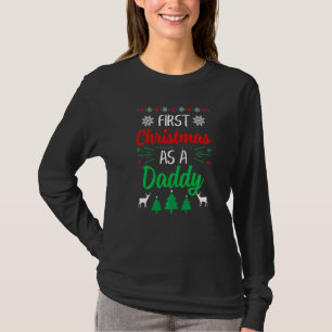 Första julen som pappa  Xmas Första gången pappa T Shirt