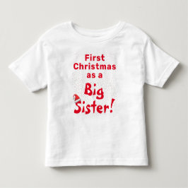 Första julen syskon Barntröja T Shirt