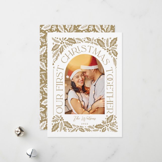 Första julen tillsammans Ark 3 Fotokollage (Fram/Back In Situ)