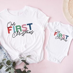 Första julen vit t shirt