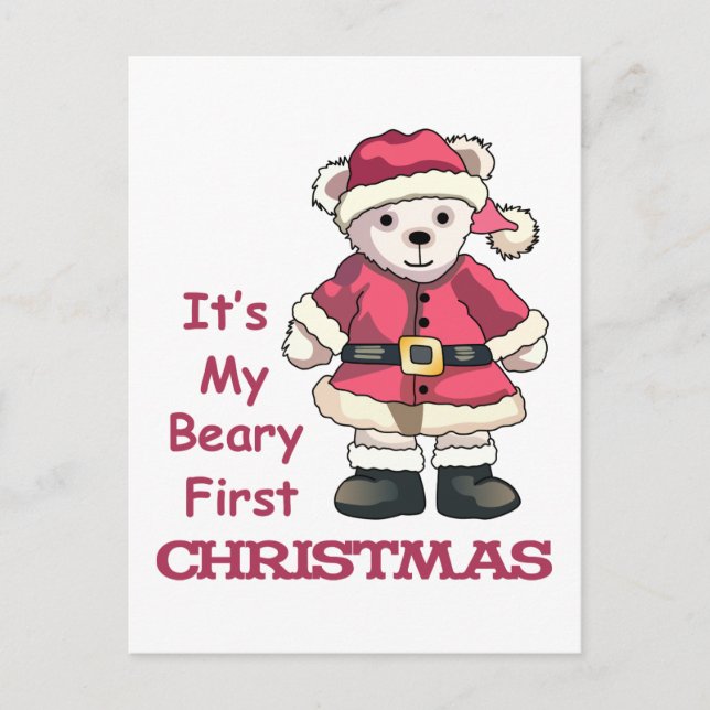 Första julen vykort (Framsida)