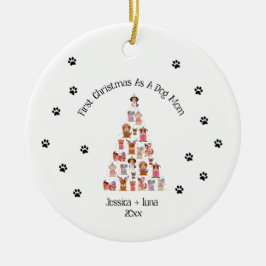 Första julens Hund Överordnad Ornament