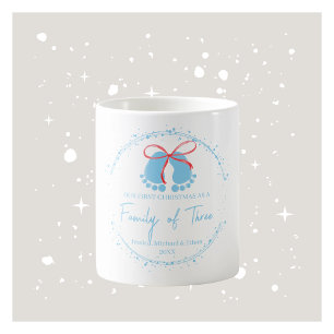 Första julfamiljen Mugg - Blue
