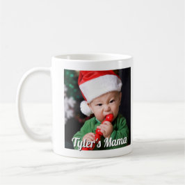 Första julfoto kaffemugg