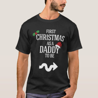Första julhälsningen på pappa Gravid Baby T Shirt