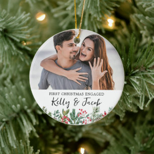 Första julhelgen Antagen Keepsaké Gift Bauble Julgransprydnad Keramik