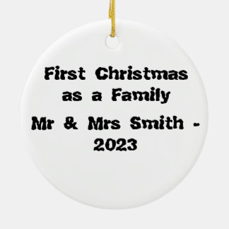 Första julhuset Utformning Julgransprydnad Keramik