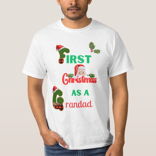 Första julmorsan Festive T Shirt (Framsida)