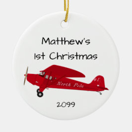 Första julplanet North Pole Ornament