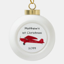 Första julplanet North Pole Ornament
