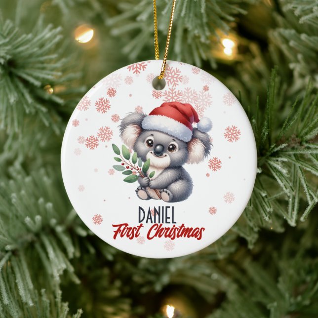 Första julsöt Koala baby Ornament (Träd)