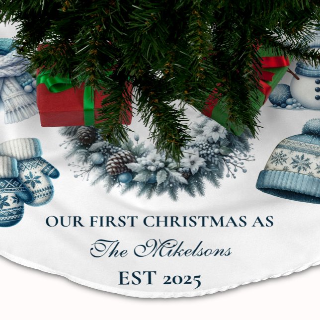 Första julstämningen julgransmatta borstad polyester (Skapare uppladdad)