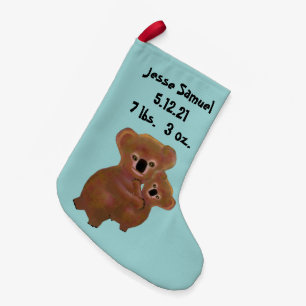 Första julstrumpa för Koalapojke