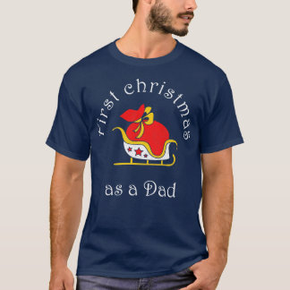 Första jultoman som en pappa-begravning - Familjej T Shirt