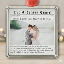 Första jultomten | Bröllop meddelande