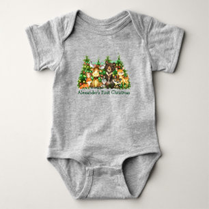 Första jultomten Forest Animals Ljus T Shirt