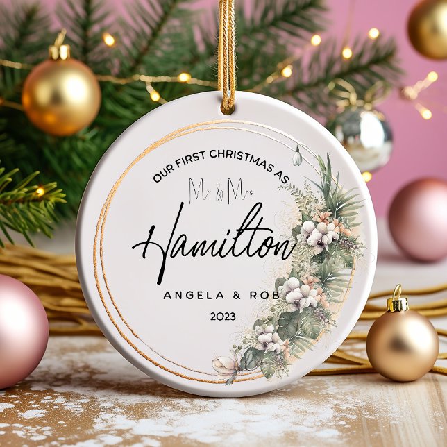 Första jultomten, gift keramisk prydnadsföremål, B Julgransprydnad Keramik (Skapare uppladdad)