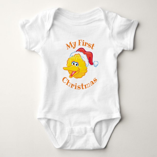 Första jultomten Hat Big Bird T Shirt (Framsida)