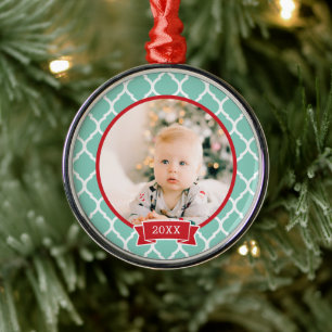 Första jultomten Keepsaké Photo Helgdag Ornament