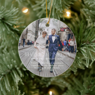 Första jultomten   Sentimentalt foto Julgransprydnad Keramik