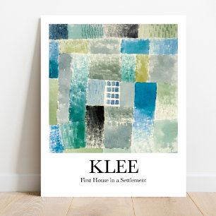 Första kammaren i en förlikning av Paul Klee Poster