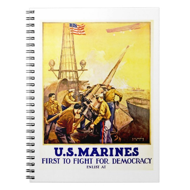 Första kampen för demokrati anteckningsbok (Framsidan)