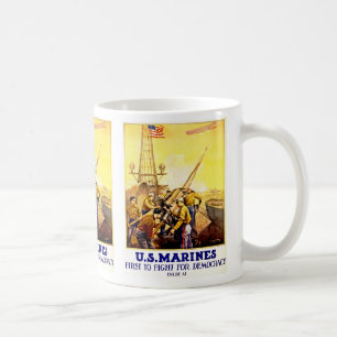 Första kampen för demokrati kaffemugg