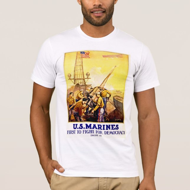 Första kampen för demokrati t-shirt (Framsida)