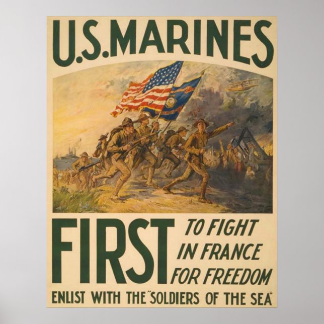 Första kampen i Frankrike Poster (Framsidan)