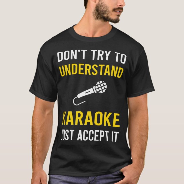 Förstå Karaoke T Shirt (Framsida)