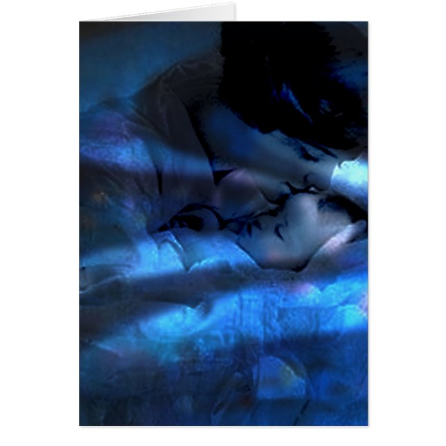 FÖRSTA KÄRLEK ~ ÄKTA KÄRLEK HÄLSNINGSKORT (Framsidan)