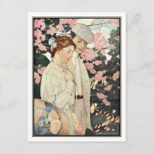 Första Kärlek av Jessie Willcox Smith Vykort