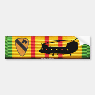 Första kavalleridiv. CH-47 Chinook VSM Bumper Sti Bildekal
