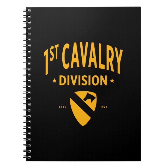 Första kavalleridivisionen "First Team" Anteckningsbok (Framsidan)
