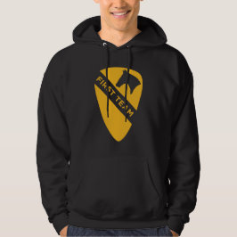 Första kavalleridivisionen - första teamlappen hoodie
