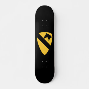 Första kavalleridivisionen Patch Patriotic Mini Skateboard Bräda 18,5 Cm
