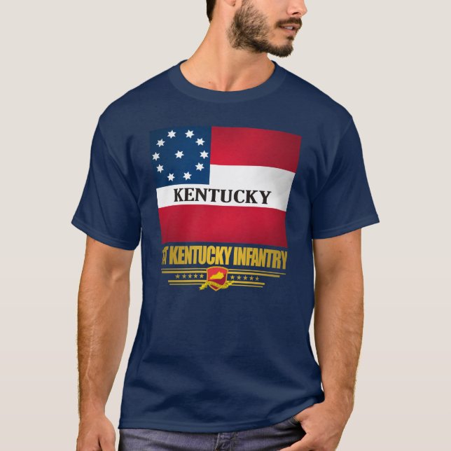 Första Kentucky Infantry Apparat Tee (Framsida)